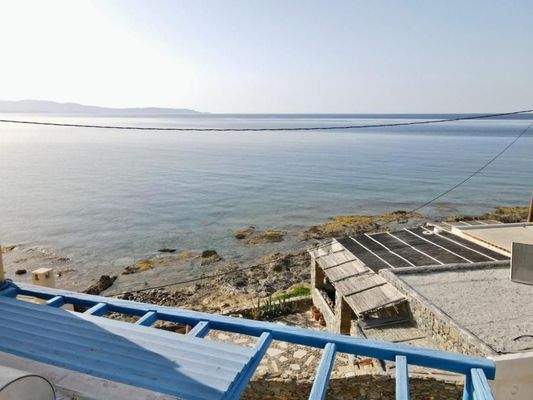 Kreta, Mochlos: Charmantes zweistöckiges Haus am Meer in Mochlos