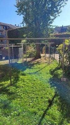 Wäscheplatz und Garten