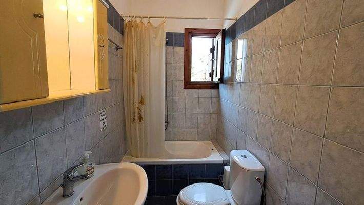 Kreta, Vamos: Einstöckige Villa mit zwei Schlafzimmern, Gemeinschaftspool und privatem Garten