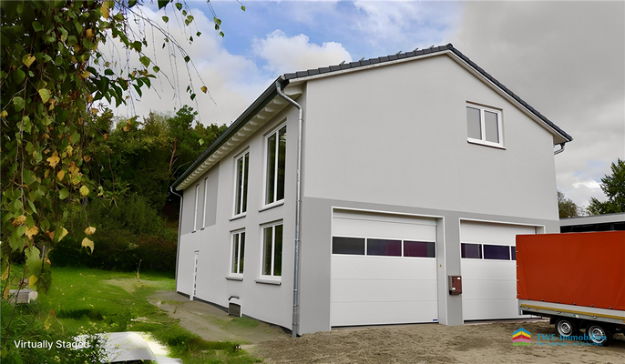 Südwest -Ansicht - virtually staged