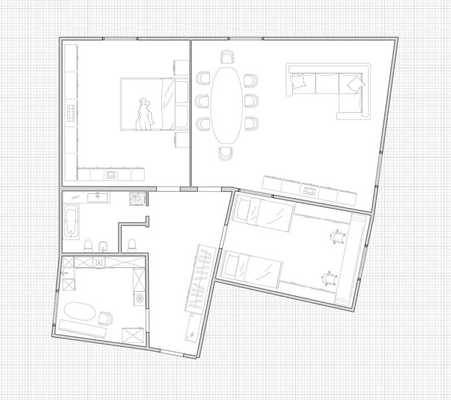 Wohnungsplan (apartment layout)