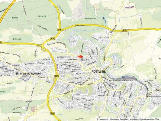 Geolyzer Kartenausschnitt