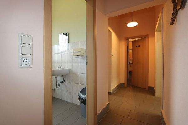 Der Flur zu den WC´s