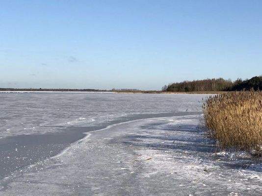 Badestelle im Winter 