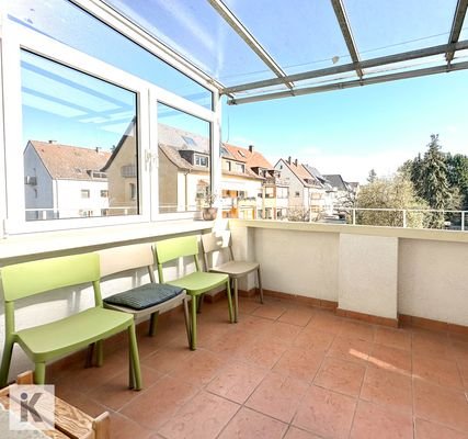 Überdachte Terrasse OG