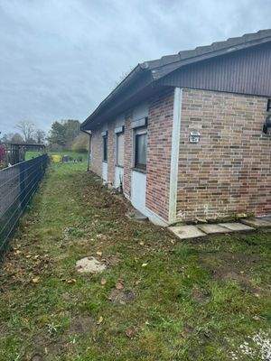 Seitenansicht zum Garten