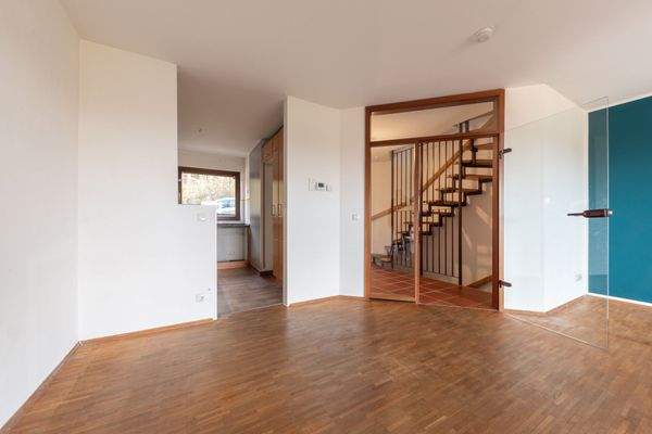 Wohnbereich Blick in Küche