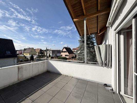 Balkon Obergeschosswohnung