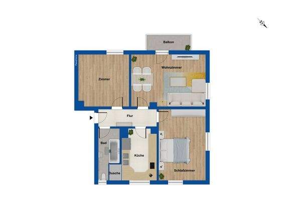 Grundriss Erdgeschoss