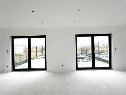 Große Terrassenfenster