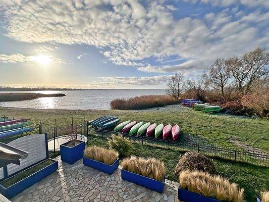 Blick aus dem Obergeschoss