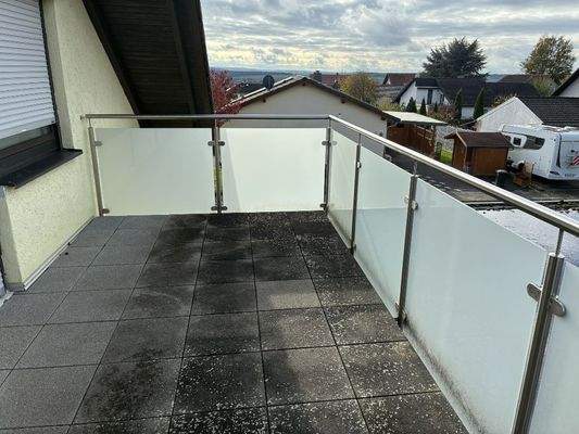 der Sonnenbalkon im 1.OG