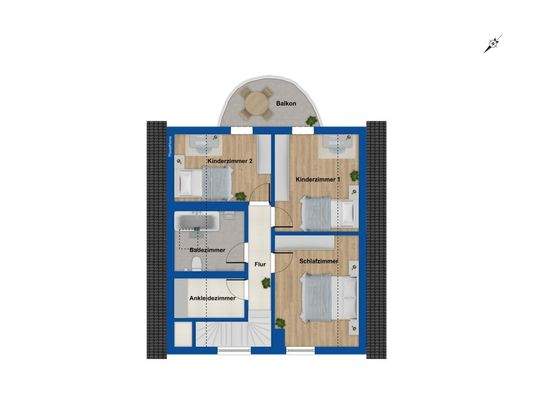 Grundriss - Obergeschoss