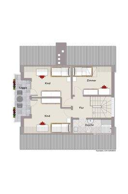 Dachgeschoss Einfamilienhaus