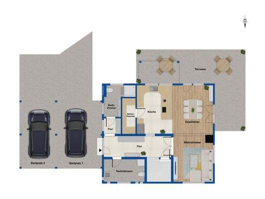 Grundriss Erdgeschoss