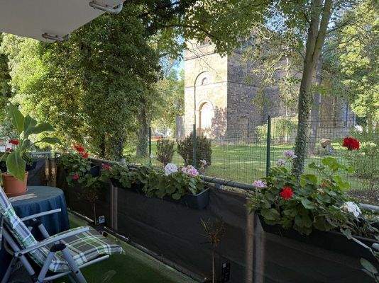 Wohnung mit Blick auf die Kirche