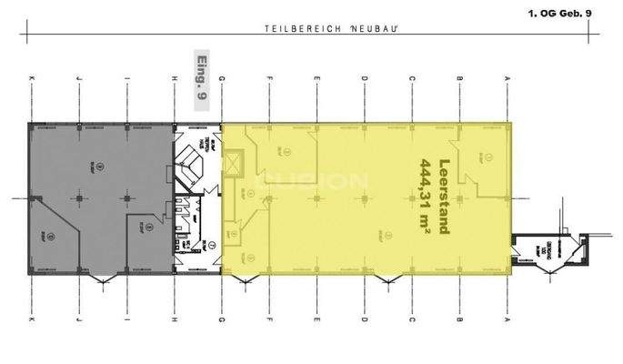 Eingang 9 - 1. Obergeschoss