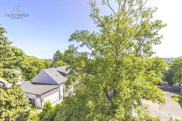 Ausblick vom Elternschlafraum