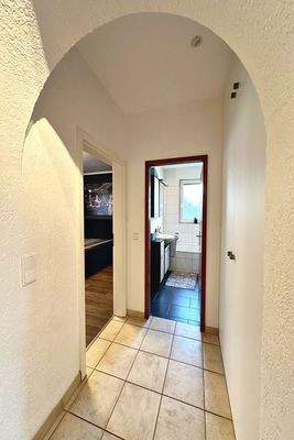 Flur zu den Schlafräumen