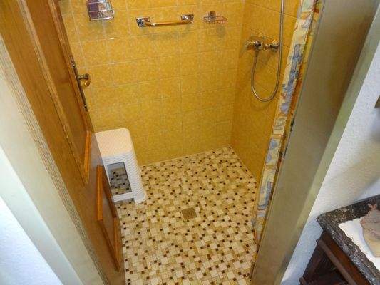 barrierefreie Dusche im EG