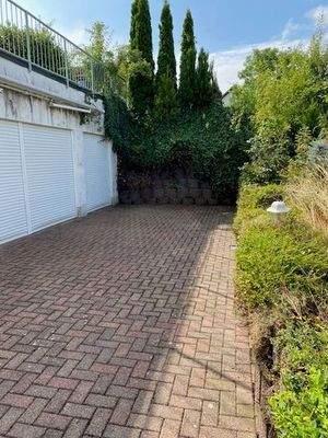 Terrasse zu Wellnesbereich