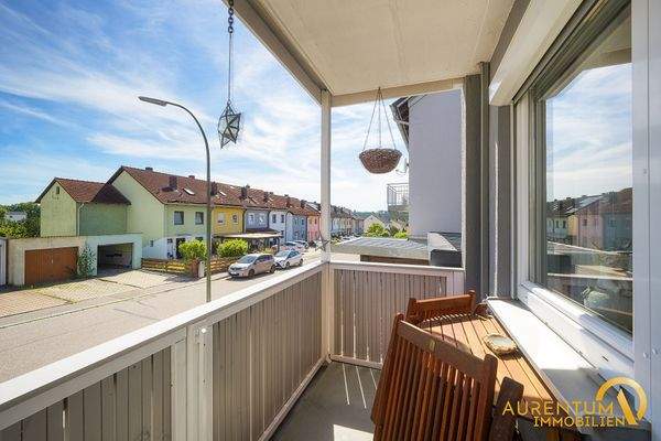 Balkon am Wohnzimmer