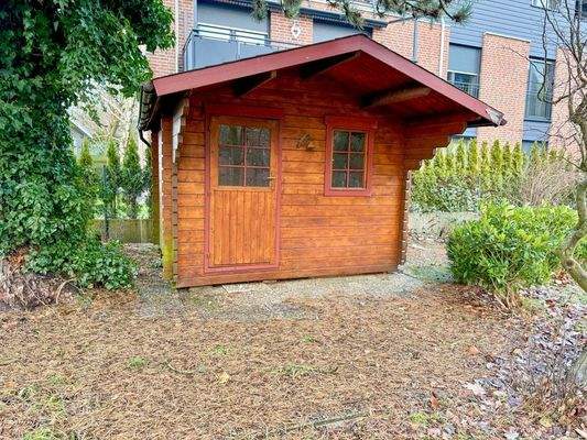 Gartenhaus in Holzbeuweise