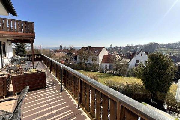 Balkon Pension Untergeschoss