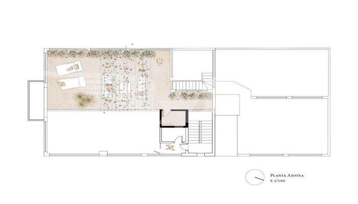 Grundriss Dachterrasse