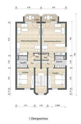 Grundriss 1. Obergeschoss