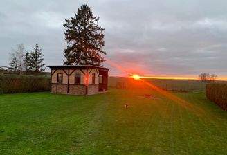 Garten Sonnenuntergang