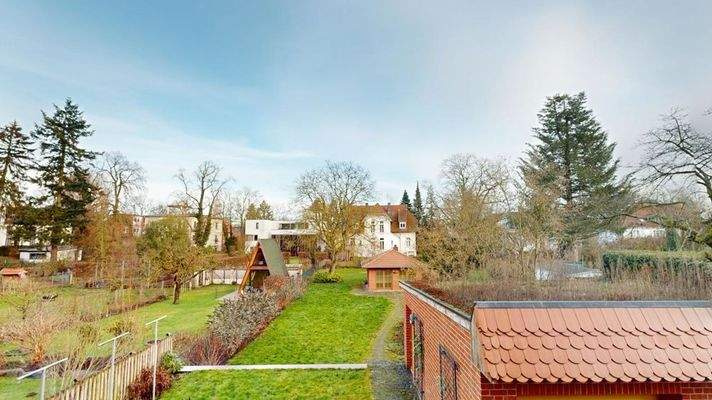 Ausblick Balkon Wohnzimmer