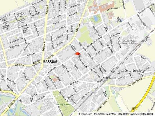 Geolyzer Kartenausschnitt