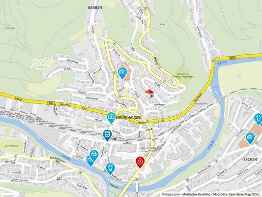 Geolyzer Kartenausschnitt