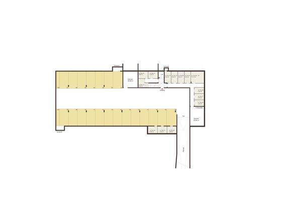Tiefgaragenplan Wohnanlage Roseggerstraße, Hohenems