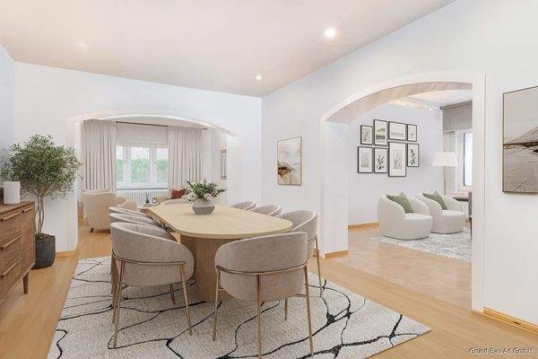 Virtuelle Darstellung Esszimmer