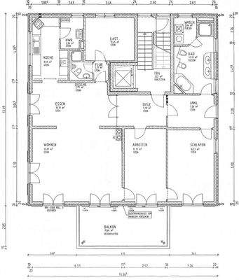 Grundriss Wohnung 1. OG