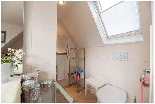 Badezimmer im Dachgeschoss