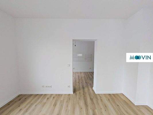 Ansicht II: Wohn- und Esszimmer