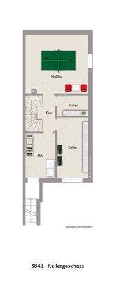 Grundriss KG visualisiert 3848
