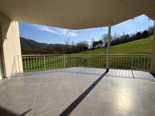 Loggia im Obergeschoss