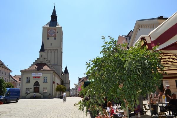 Blick zum Stadtplatz