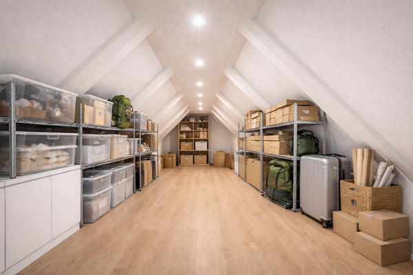 Dachboden -Visualisierung