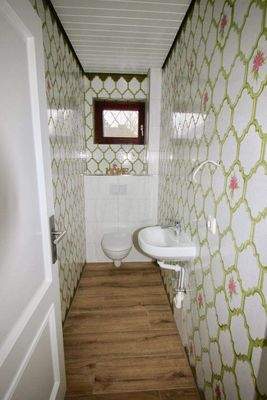 Gäste WC mit zauberhaften Fliesen