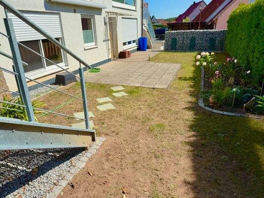 Garten Straßenebene