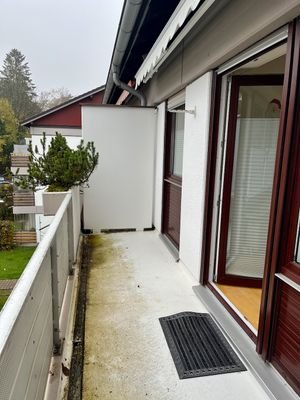 Südbalkon mit Markise