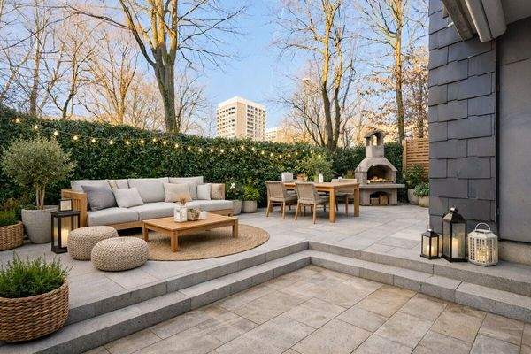 Visualisierte Terrasse