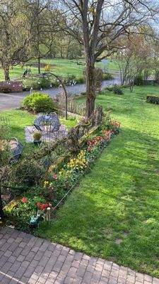 Auffahrt und Grundstück