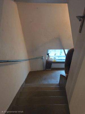 Treppe zum Kellergeschoss