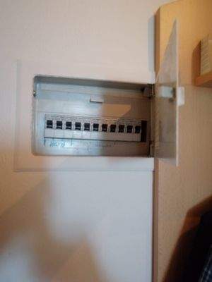 Stromzählerunterverteilung in Wohnung